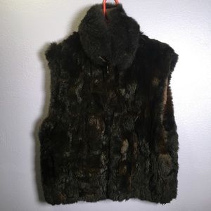 100% genuine fur vest